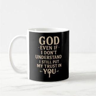 Religious Christian Faith Quote コーヒーマグカップ