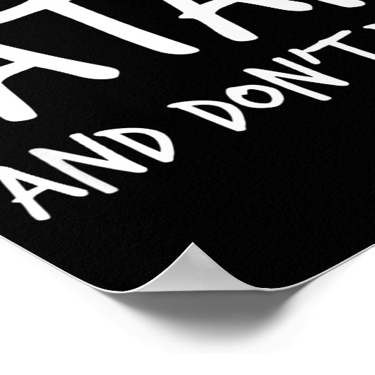 Religious Christian Jesus Get Behind Me Satan And  ポスター (角)