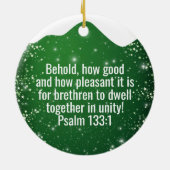 Religious Christian Scripture Divine Passage ⛪️ 🎄 セラミックオーナメント (裏面)