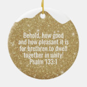 Religious Christian Scripture Divine Passage ⛪️ 🎄 セラミックオーナメント (裏面)