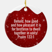 Religious Christian Scripture Divine Passage ⛪️ 🎄 セラミックオーナメント (裏面)