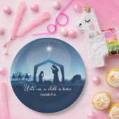 Religious Christmas Nativity Scene Church Party ペーパープレート (パーティー)