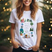 Religious Christmas Nativity Scene  Tシャツ