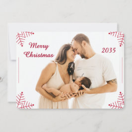 Religious Christmas Photo Card with Scripture  シーズンカード
