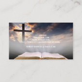 Religious Church Christianity Religion Pastor 名刺 (裏面)