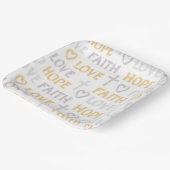 Religious Cross ペーパープレート (傾斜あり)