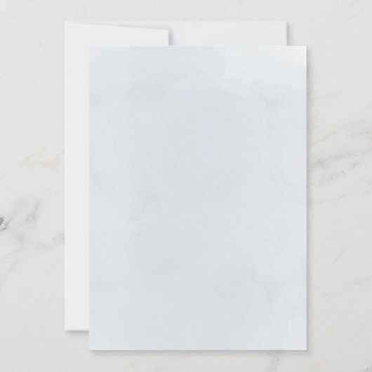 religious event blue cross thank you Card カード (裏面)