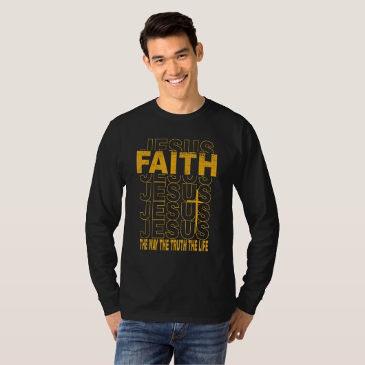 Religious Faith The Way The Truth John 146 Scriptu Tシャツ (正面フル)