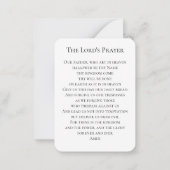Religious funeral Keepsake photo Prayer card ノートカード (裏面)