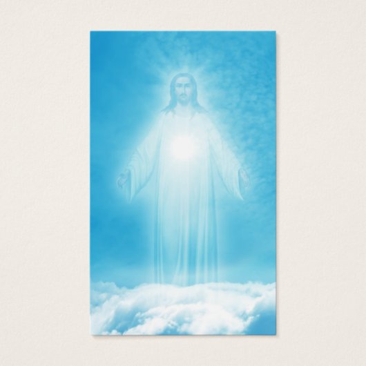 Religious Funeral Sympathy Memorial Prayer Cards (正面)