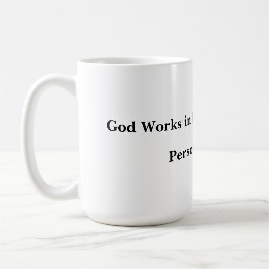 Religious Gentle God Mug コーヒーマグカップ (左)