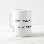 Religious Grace Lifting Mug コーヒーマグカップ (正面左)