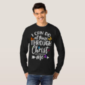 Religious I Can Do All Things Through Christ Butte Tシャツ (正面フル)