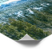 Religious Inspirational Mountain Poster ポスター (角)