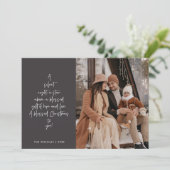 Religious, Merry Christmas, Christian Family Photo シーズンカード (スタンド正面)