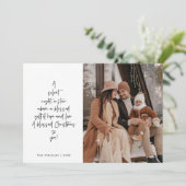 Religious, Merry Christmas, Christian Family Photo シーズンカード (スタンド正面)