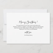 Religious, Merry Christmas, Christian Family Photo シーズンカード (裏面)