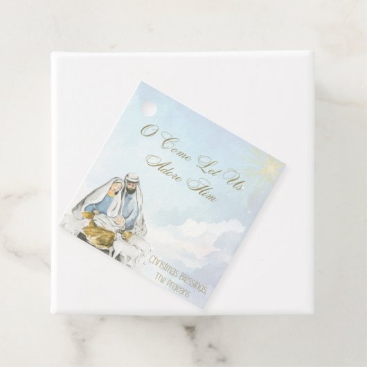 Religious Nativity Holiday Gift Tag フェイバータグ (インサイチュ)