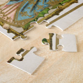 Religious Proverbs 3:5 Scripture Jesus Shepherd ジグソーパズル (側面)