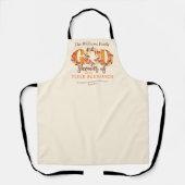 Religious Thanksgiving Dinner Faith Bible Quote エプロン (正面)