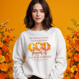 Religious Thanksgiving Dinner Faith Bible Quote トライブレンドＴシャツ
