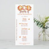 Religious Thanksgiving Dinner Faith Bible Quote メニュー (スタンド正面)