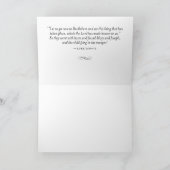 Religious Themed Christmas Card カード (内部)