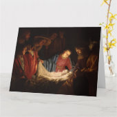 Religious Themed Christmas Card カード (黄色い花)