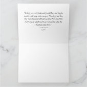 Religious Themed Christmas Card カード (内部)