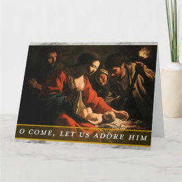 Religious Themed Christmas Card カード