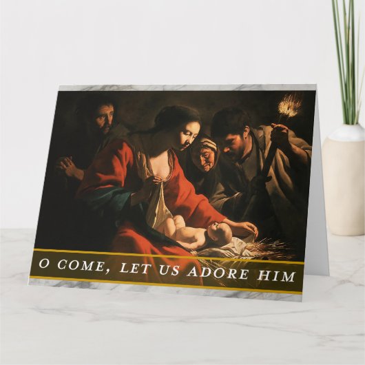 Religious Themed Christmas Card カード (正面)