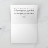 Religious Themed Christmas Card シーズンカード (内部)