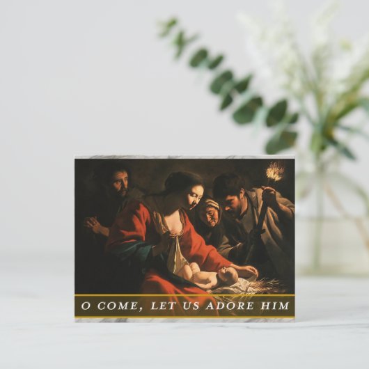 Religious Themed Christmas Card ポストカード (スタンド正面)