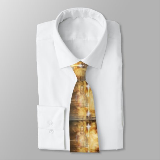 Religious Tie with Image of God & Cross ネクタイ (タイ)