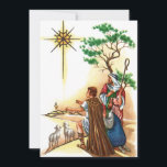 Religious Vintage Christmas Shepherds シーズンカード<br><div class="desc">Religious Vintage Christmas Shepherds Holiday Card</div>