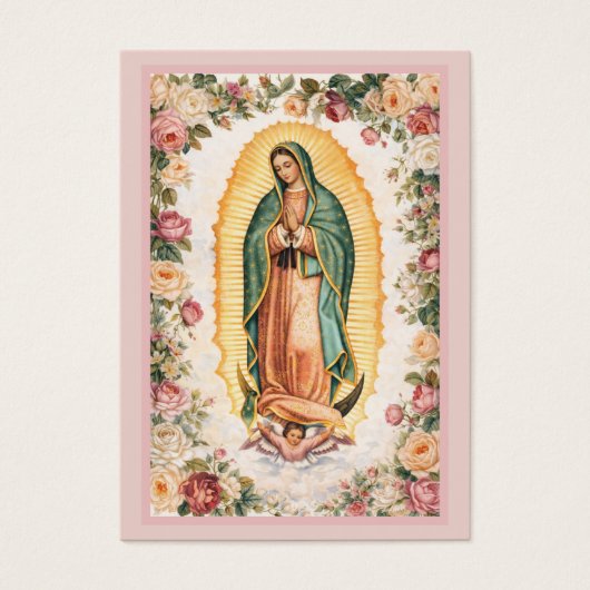 Religious Virgin Mary Guadalupe Catholic Funeral (正面)