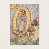 Religious Virgin Mary Guadalupe Catholic Prayer (正面)