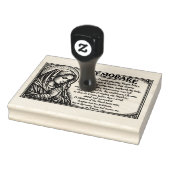 Religious Virgin Mary Memorare Catholic Prayer ラバースタンプ (スタンプ)