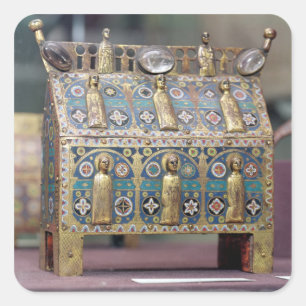 Reliquaryのシャッセ、リモージュ、c.1200-50 スクエアシール