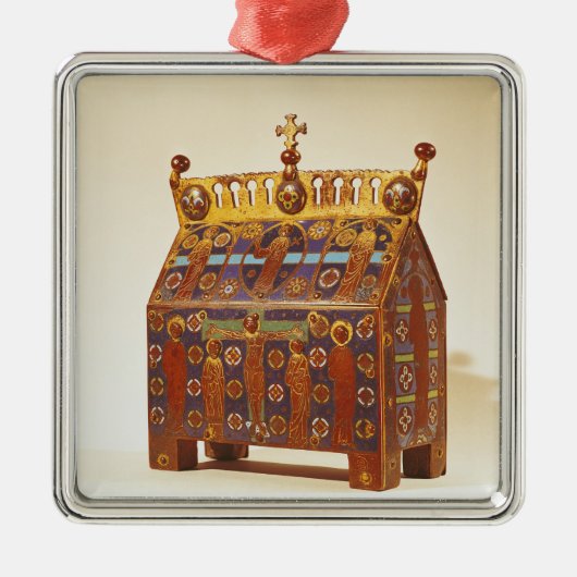 Reliquaryの箱、第12第13世紀 メタルオーナメント (正面)