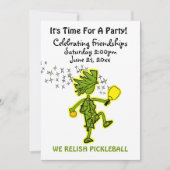 Relish Picklball Party Invitation 招待状 (正面)