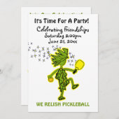 Relish Picklball Party Invitation 招待状 (正面/裏面)