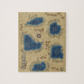 Relkili Sun Itaan地図カバーアート ジグソーパズル (縦)