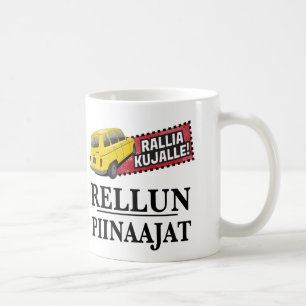 Rellunはsananmuunnosのhuumoria、mukiをpiinaajien コーヒーマグカップ