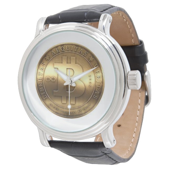 Relógio Bitcoin 腕時計 (アングル)