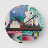 Relógio com a pintura de Teixeira Leite ラウンド壁時計 (正面)