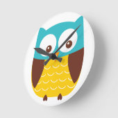 Relógio - Coruja ラウンド壁時計 (傾斜)
