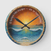 Relógio criativo ラウンド壁時計 (正面)