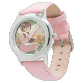 relógio de menina no jardim 腕時計 (アングル)
