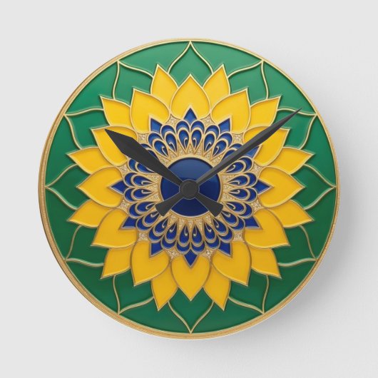 relógio de parede ラウンド壁時計 (正面)